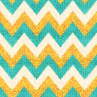 Knit chevron pattern