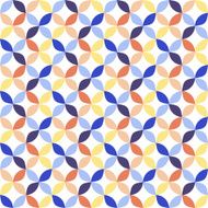 Seamless bright geometric circle pattern