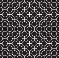 Seamless Abstract Geometric Texture Pattern in Black and White N3