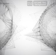 Communication Background Abstract geometric shapes Vector