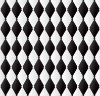 Black and white leather upholstery pattern