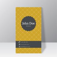 Trendy business card template N2