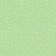 Green And White Polka-Dots On Yellow