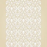 Vector seamless border in Victorian style