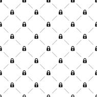 Vector seamless pattern lock