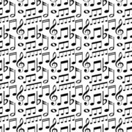 Musical notes pattern N2