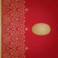 Vintage seamless border in Eastern style N6