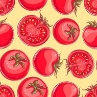 hand-drawn tomatoes