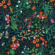 Vector floral seamless pattern N47