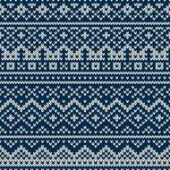 Knitted seamless pattern in Fair Isle style N5