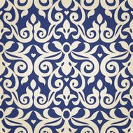 Vector seamless pattern in Victorian style N7