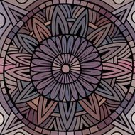 Abstract vector ethnic background
