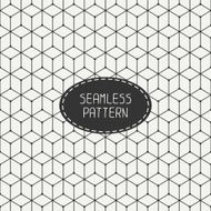 Geometric abstract seamless cube pattern with rhombuses Wrapping paper Background N2