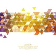 Creative abstract triangle pattern N2