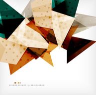 Futuristic shapes vector abstract background