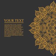 vintage circular pattern of indian