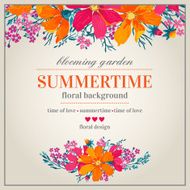 Background with flowers N13