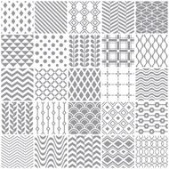 Set of seamless geometric patterns N28
