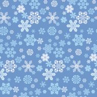 Snowflakes seamless pattern