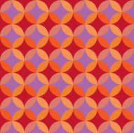 Red and violet Circle Pattern Background