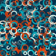 Coast Geometric Circle Background Pattern