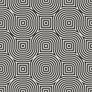 Seamless modern geometric design on white paper N3