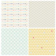 Four Seamless Geometric Patterns
