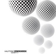circle halftone background