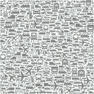Transportation Vehicles on Seamless Background N2