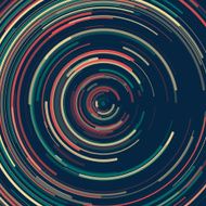 Evening Concentric Circle Pattern