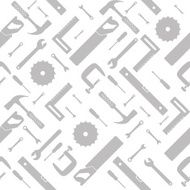 tools and instruments seamless pattern