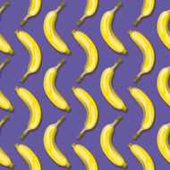 Bananas (Seamless pattern pop art style)