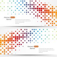 Abstract geo banners