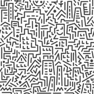 city - seamless vector background