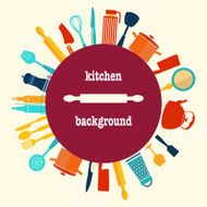 Kitchen utensil-background