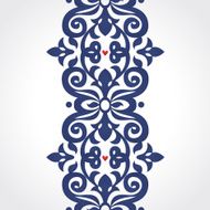 Vector seamless border in Victorian style N10