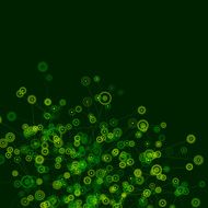 Forest Digital Branch Pattern