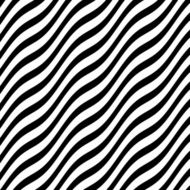 Striped graphic abstract zebra pattern Black and white N2