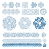 Set of ten Arabic patterns
