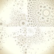 Circle compositions background