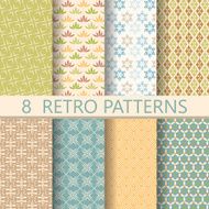 8 vintage patterns N2