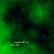 Abstract creen and black clouds or fire flames Colorful vector