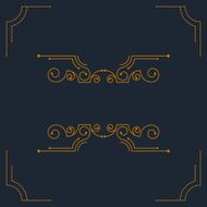 Vector vintage decorative frames