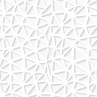 Seamless white triangulated pattern