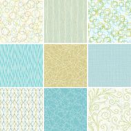 Set of Seamless Wallpaper Patterns N2