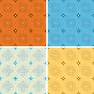2-Credit Circular Funk Pattern (Seamless)