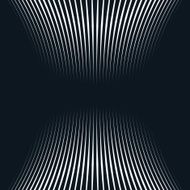 Op art moire pattern Relaxing hypnotic geometric background