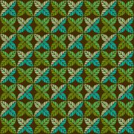 Green Leaf Pattern (Seamless)