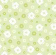 One credit spring seamless pattern
