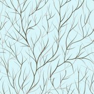 Beautiful seamless background with tree branches